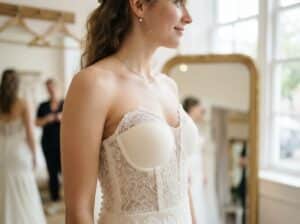 BH unter Brautkleid